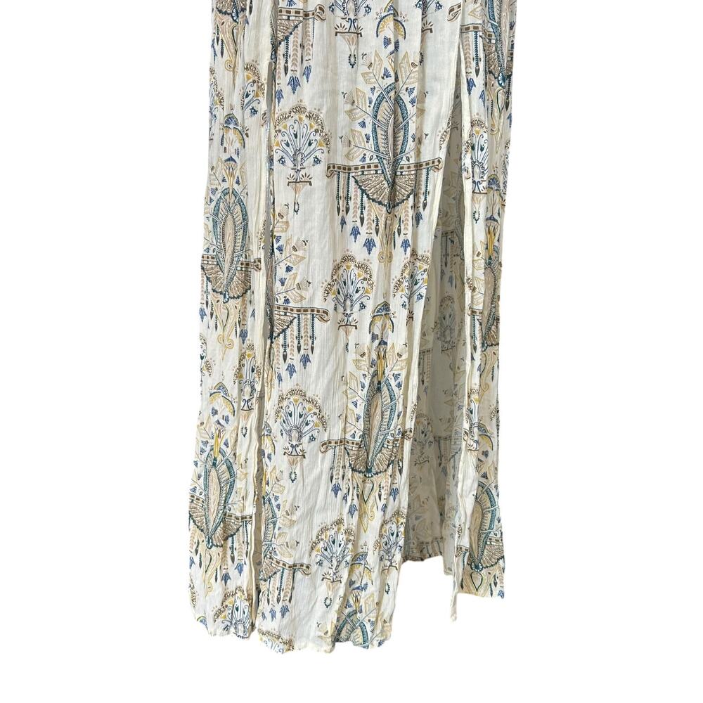 O’Neill Y2K Grecian Print Rayon Maxi Dress Double Slits XS - Picture 10 of 16